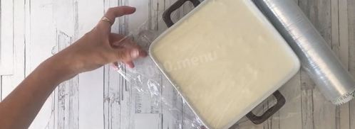 суфле птичье молоко с желатином. Шаг 10