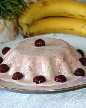 Суфле с вишней