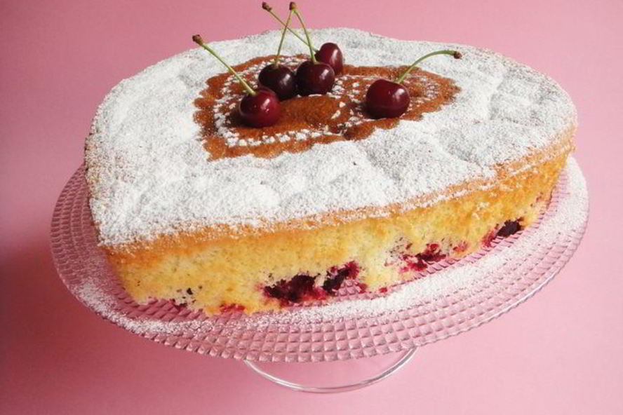 Рецепт суфле с вишнями