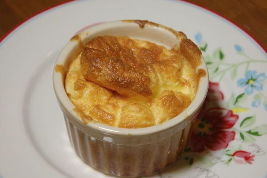 Рецепт суфле с зеленым горошком