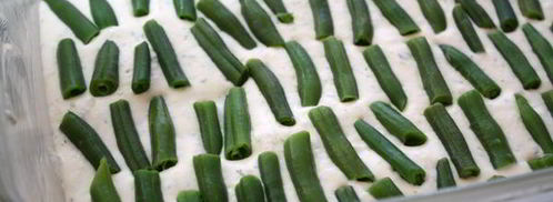 творожное суфле с зеленой фасолью. Шаг 7