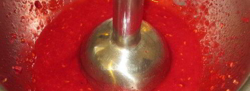 воздушное творожное суфле с малиновым соусом. Шаг 2