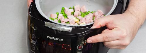 яичное суфле с ветчиной в мультиварке. Шаг 2