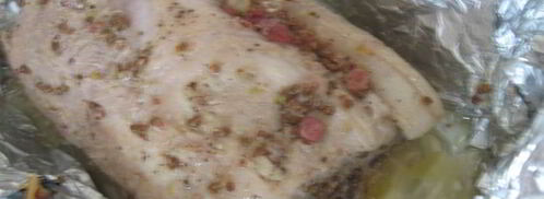 запеченная свинина с суфле из зеленого горошка бабочки прилетели. Шаг 4