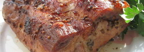 запеченная свинина с суфле из зеленого горошка бабочки прилетели. Шаг 5