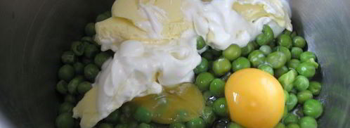 запеченная свинина с суфле из зеленого горошка бабочки прилетели. Шаг 10