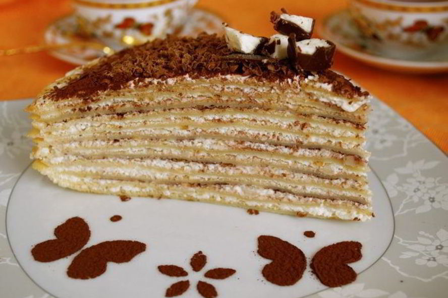 Рецепт блинный тирамису