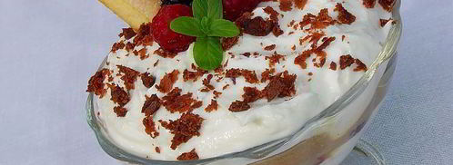 десерт в стиле тирамису с малиной и ежевикой. Шаг 5