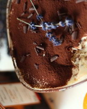 Тирамису с завариванием желтков сиропом