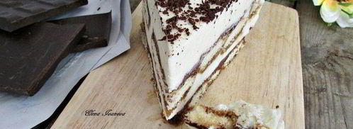 торт-мороженое тирамису. Шаг 16