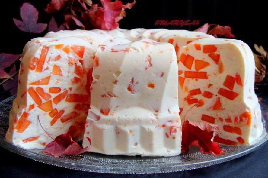 Рецепт творожно-сливочный десерт с папайей