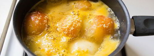 вареная груша с манговым соусом. Шаг 5