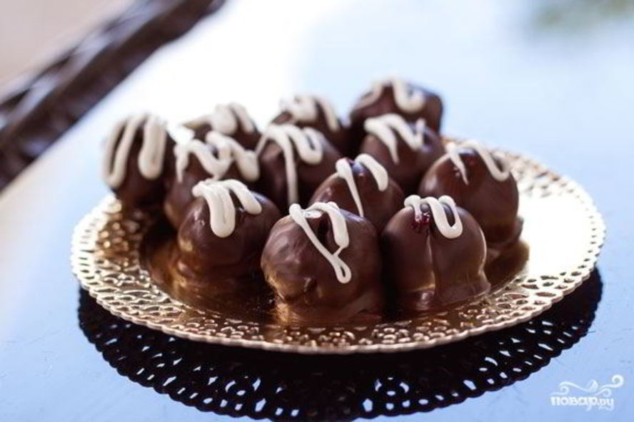 Рецепт вишня в шоколаде с коньяком