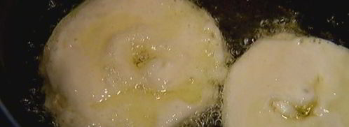 яблочные кольца в кляре. Шаг 5