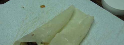 эгроль с персиками и шоколадным соусом. Шаг 27