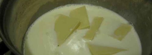 эгроль с персиками и шоколадным соусом. Шаг 41