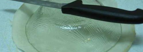 эгроль с персиками и шоколадным соусом. Шаг 12