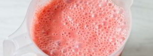 замороженный клубничный йогурт. Шаг 3