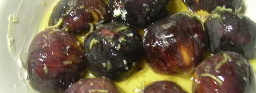 запеченный медовый инжир с апельсином и имбирем. Шаг 2