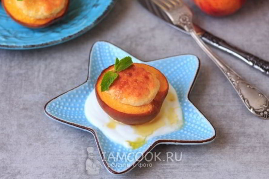Рецепт запеченные персики