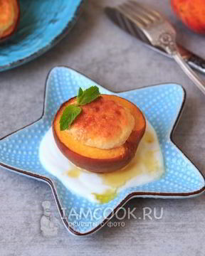 Запеченные персики
