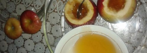 запеченные яблоки в микроволновке. Шаг 3