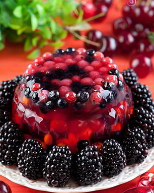 Желе из шампанского