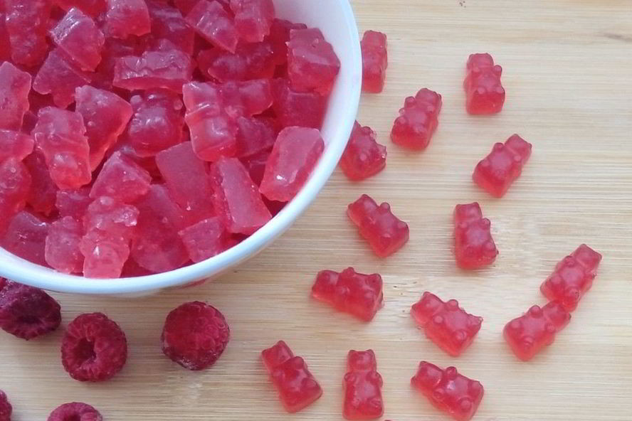 Рецепт желейные мишки из малины