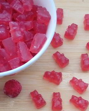 Желейные мишки из малины