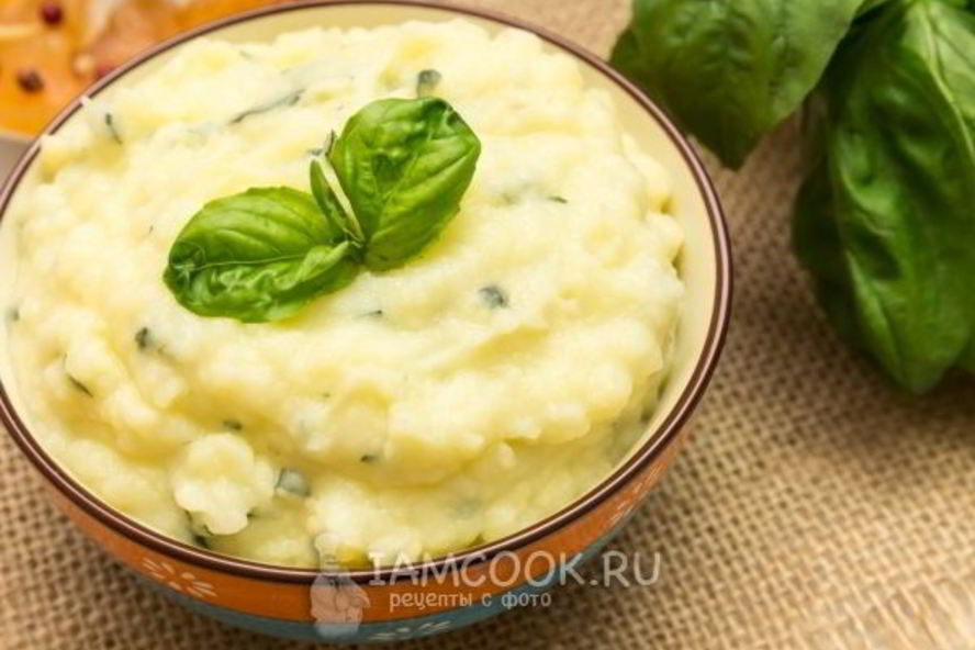Рецепт базиликовое картофельное пюре