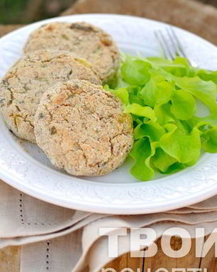 Биточки из картофеля и гречки