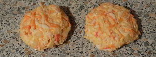 биточки из крабовых палочек. Шаг 8