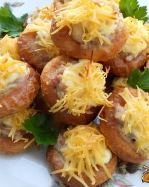 Бублики фаршированные мясом