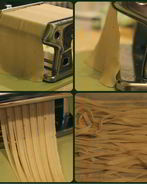 Домашняя пшенично-яичная лапша