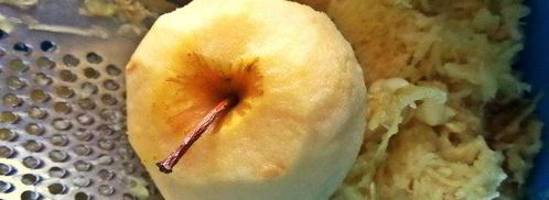 драники из картофеля, кабачка и яблока. Шаг 4