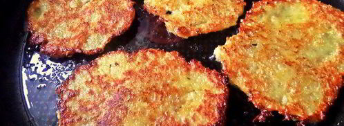 драники из картофеля, кабачка и яблока. Шаг 7