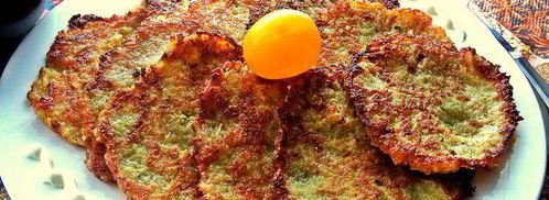 драники из картофеля, кабачка и яблока. Шаг 9