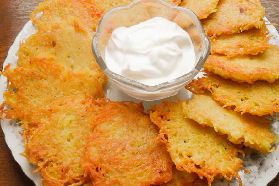 Рецепт драники с чесноком