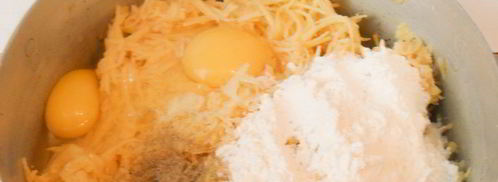 драники с чесноком. Шаг 4