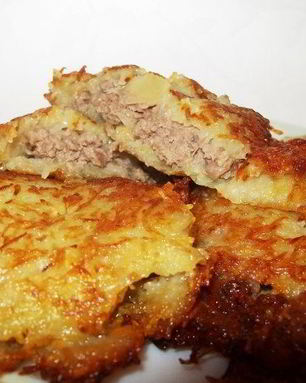 Драники с фаршем