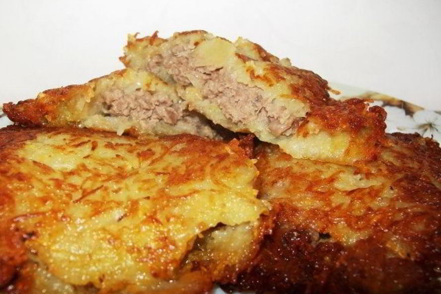 Рецепт драники с фаршем