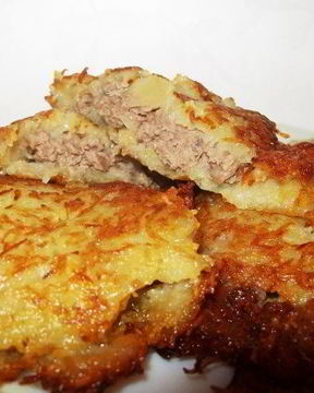 Драники с фаршем
