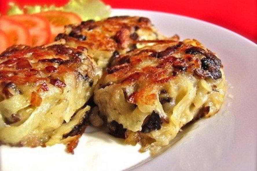 Рецепт драников с грибами