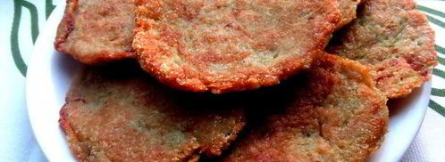 драники с мясной начинкой. Шаг 19