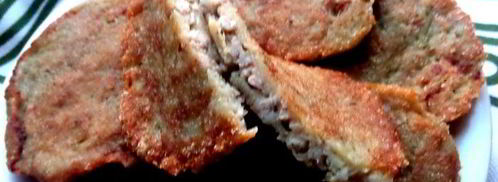 драники с мясной начинкой. Шаг 27