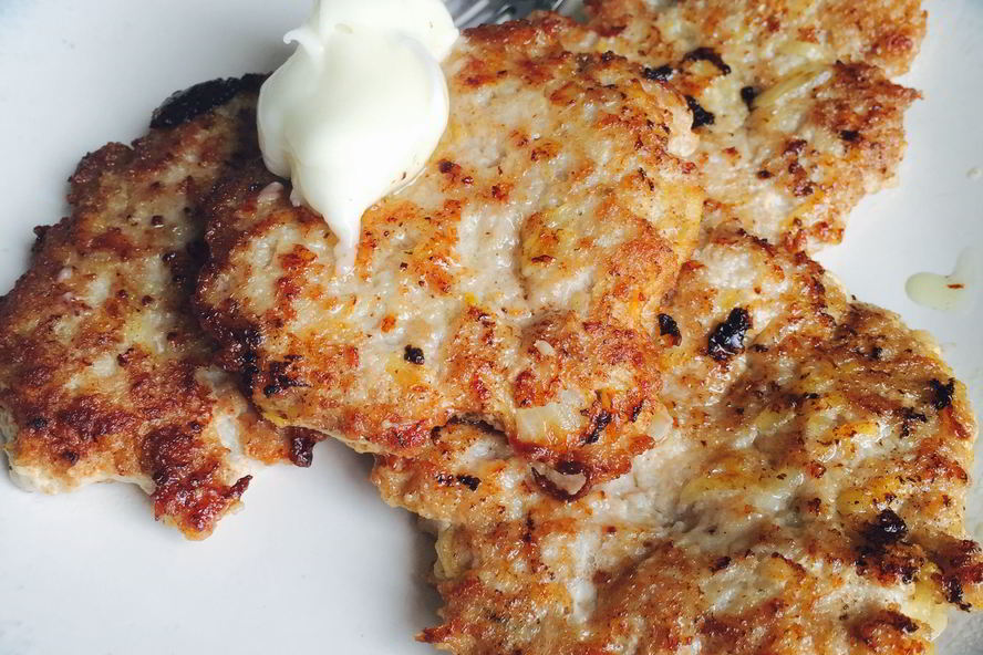 Рецепт картофельные драники с мясом