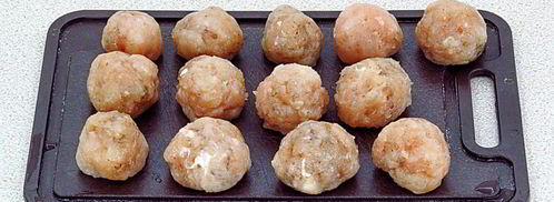 фрикадельки в духовке с кабачками. Шаг 9