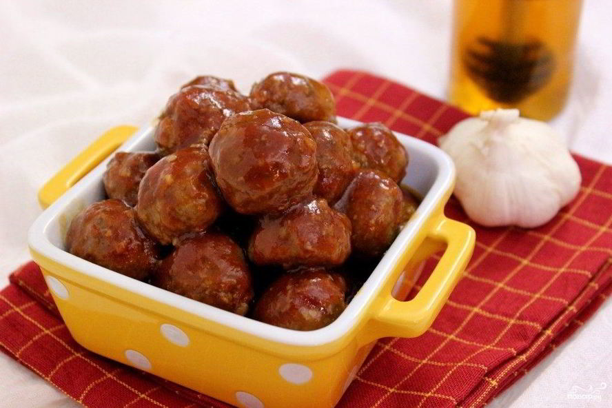 Рецепт фрикадельки в медовом соусе