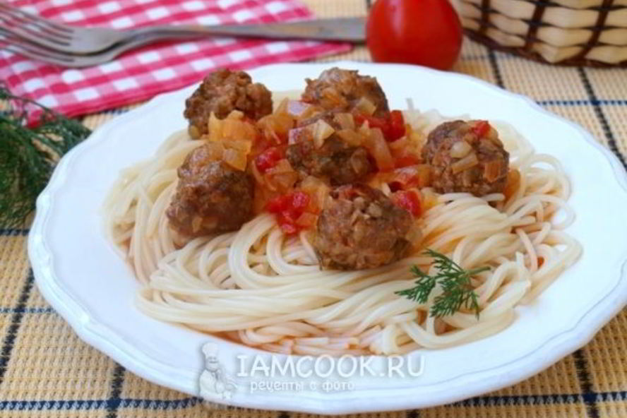 Рецепт фрикадельки в томатном соусе