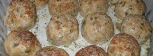 индюшачьи фрикадельки с лимоном в йогуртовом соусе. Шаг 5